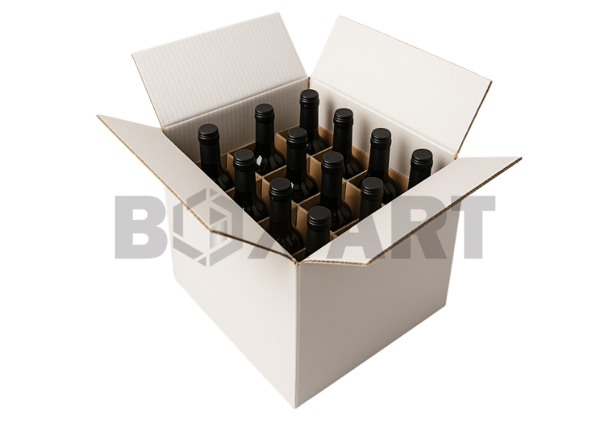 Caja para botellas